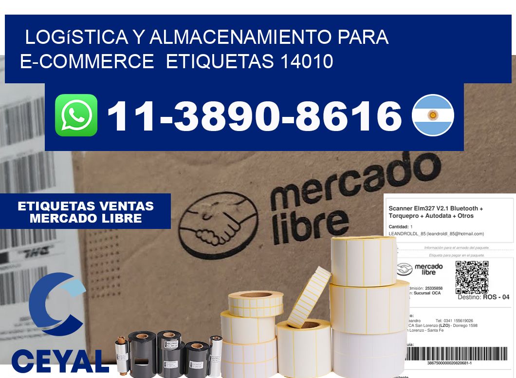 Logística y almacenamiento para e-commerce  etiquetas 14010