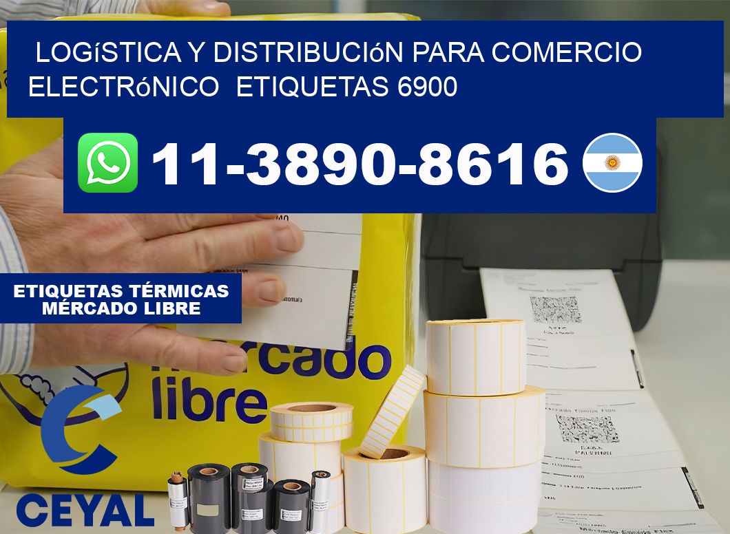 Logística y distribución para comercio electrónico  etiquetas 6900
