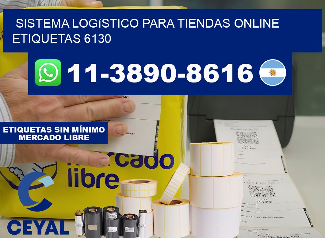 Sistema logístico para tiendas online  etiquetas 6130