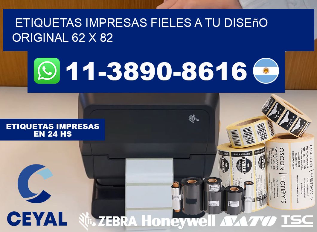 etiquetas impresas fieles a tu diseño original 62 x 82