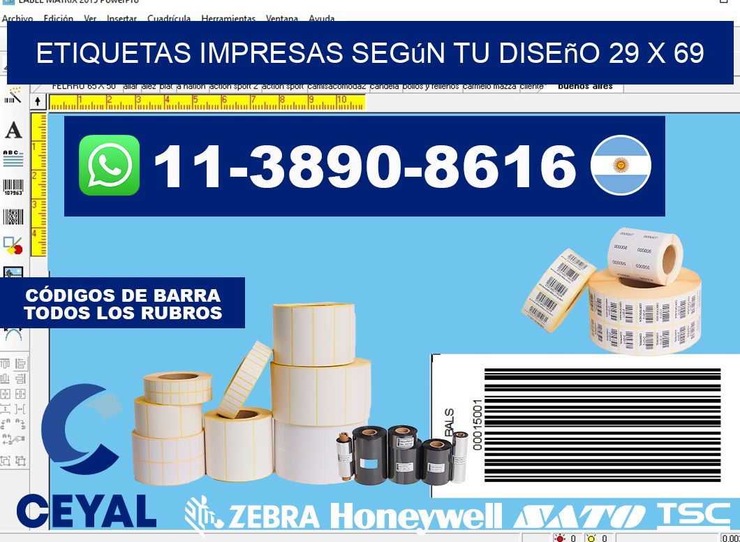 etiquetas impresas según tu diseño 29 x 69