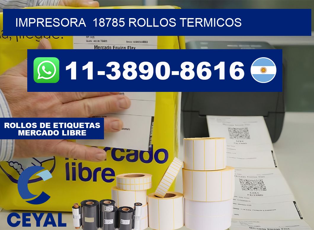 impresora  18785 rollos termicos