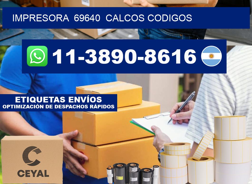 impresora 69640 calcos codigos