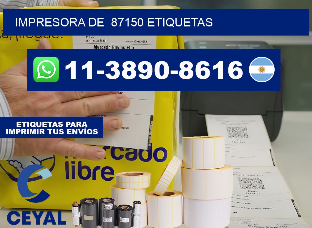 impresora de 87150 etiquetas