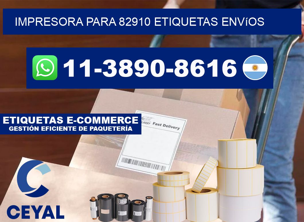 impresora para 82910 etiquetas envíos