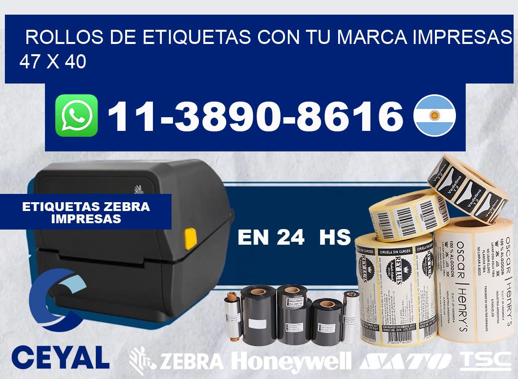 rollos de etiquetas con tu marca impresas 47 x 40