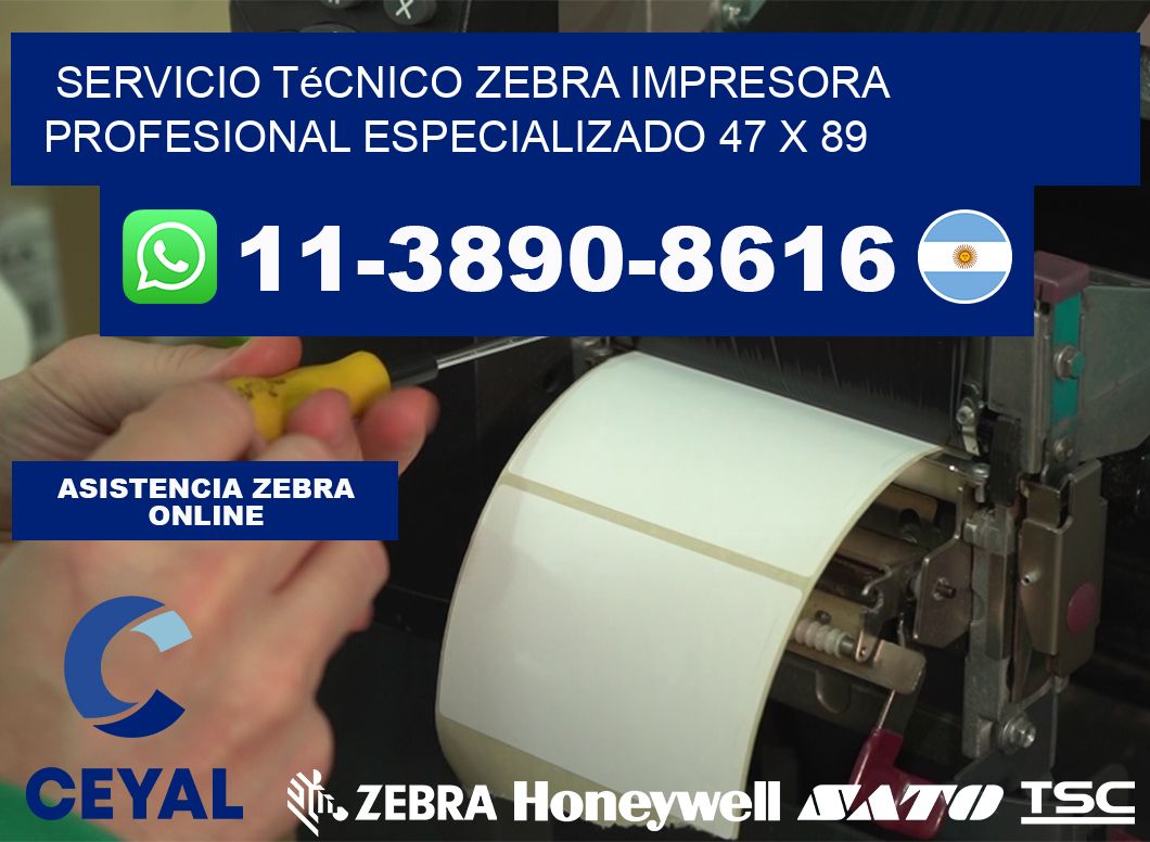 Servicio Técnico Zebra Impresora Profesional Especializado 47 x 89