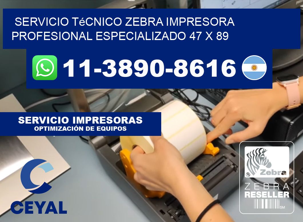 Servicio Técnico Zebra Impresora Profesional Especializado 47 x 89