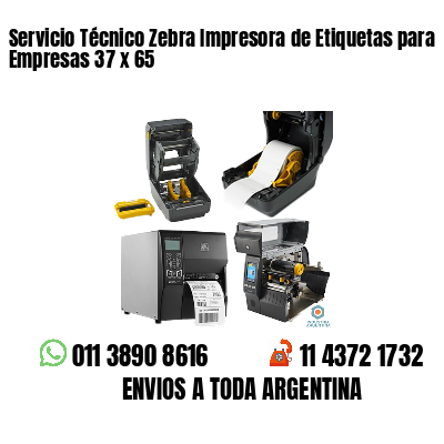 Servicio Técnico Zebra Impresora de Etiquetas para Empresas 37 x 65