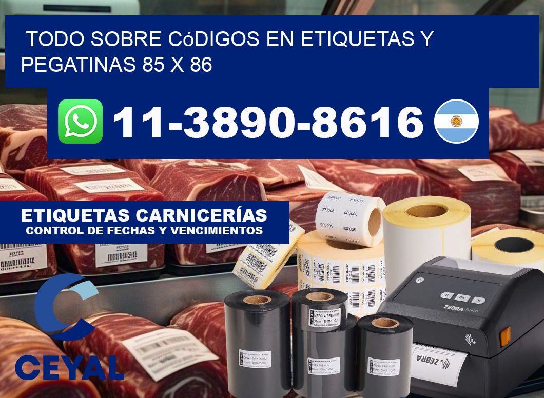 Todo sobre códigos en etiquetas y pegatinas 85 x 86