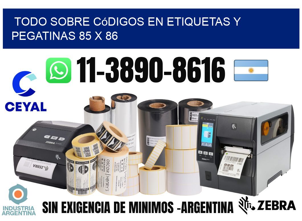 Todo sobre códigos en etiquetas y pegatinas 85 x 86
