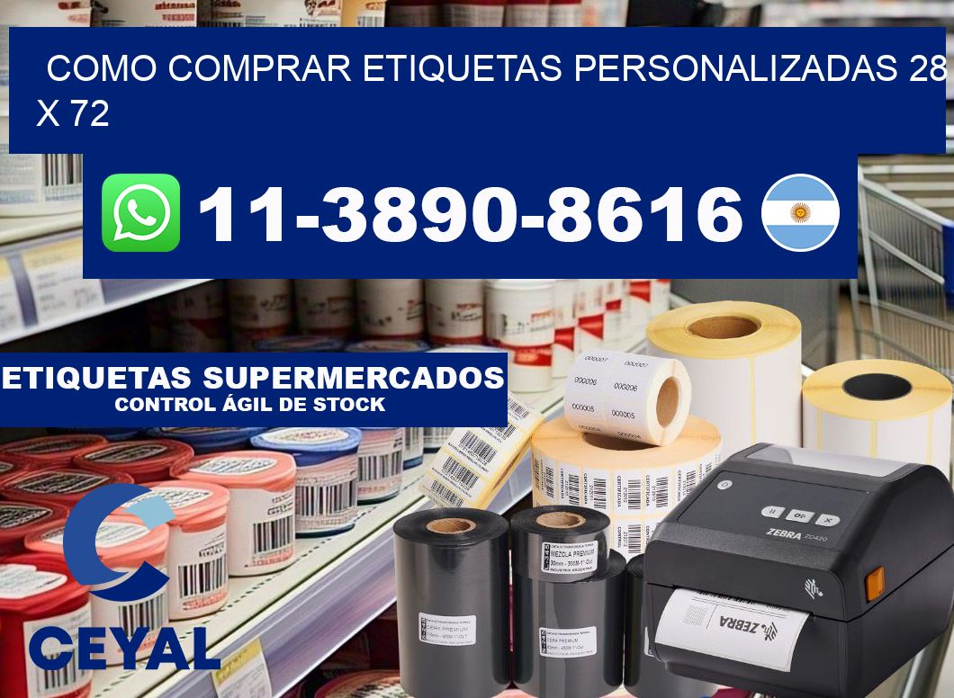 como comprar etiquetas personalizadas 28 x 72