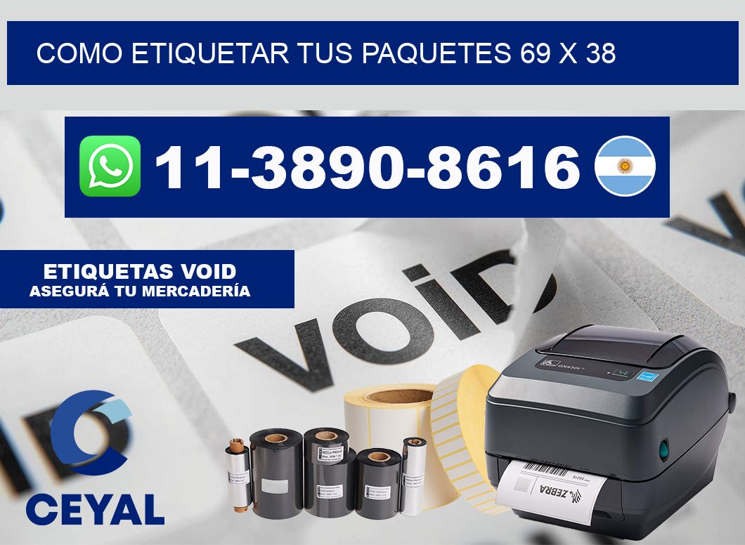 como etiquetar tus paquetes 69 x 38
