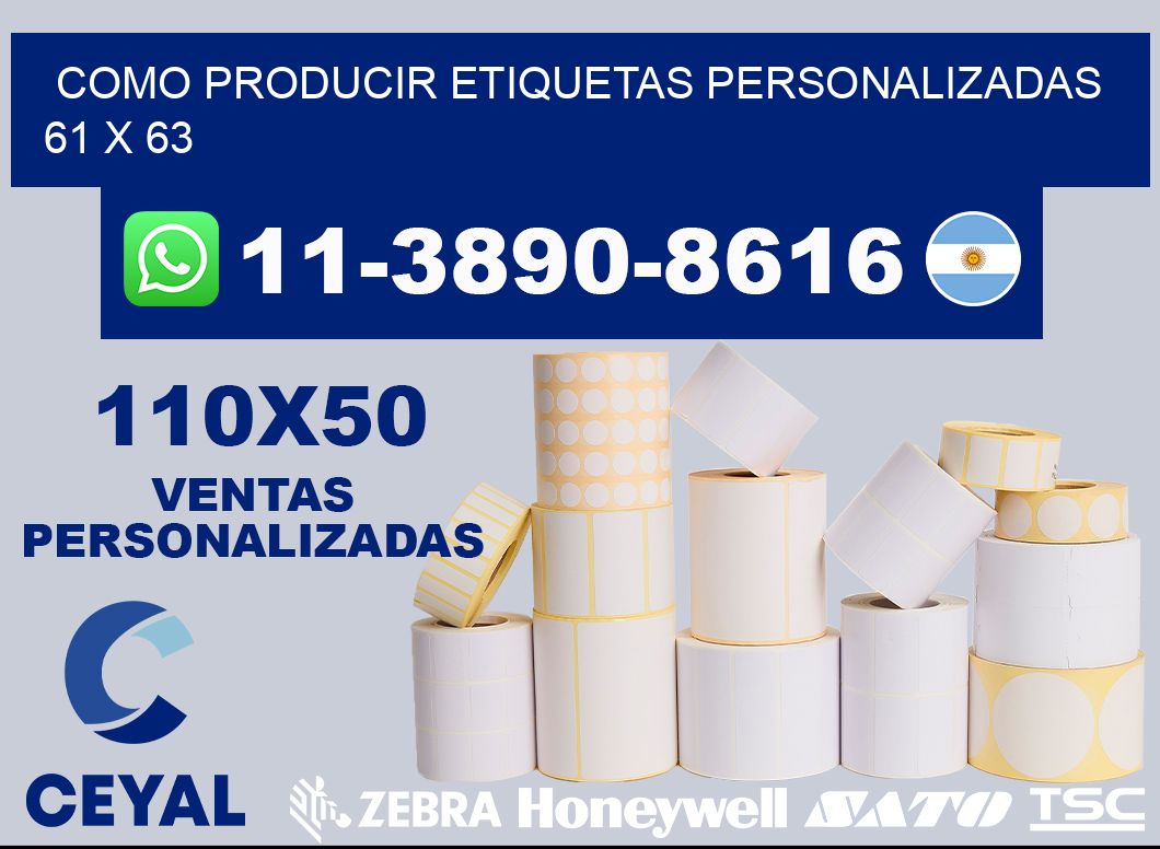 como producir etiquetas personalizadas 61 x 63