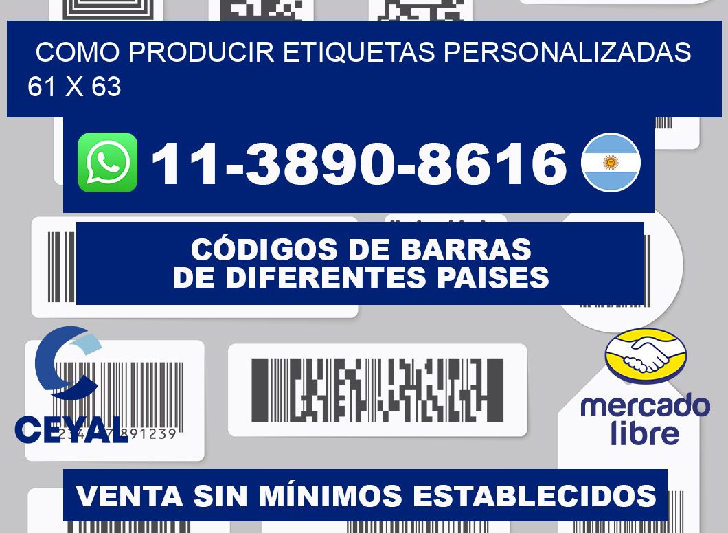 como producir etiquetas personalizadas 61 x 63