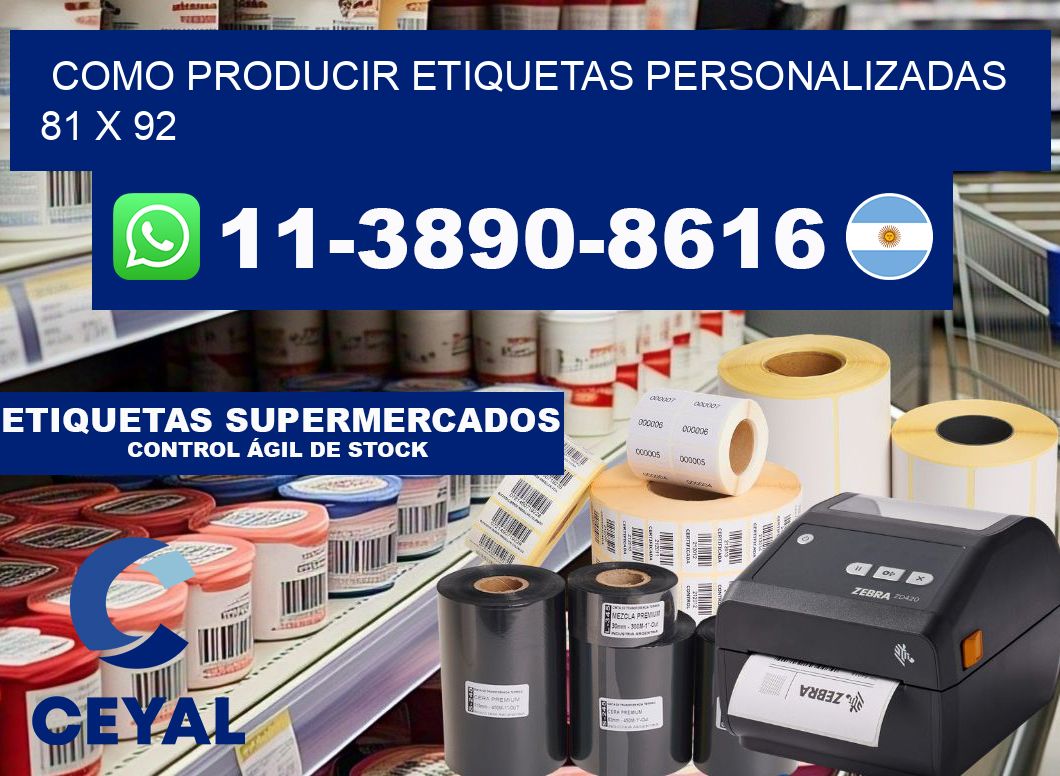 como producir etiquetas personalizadas 81 x 92