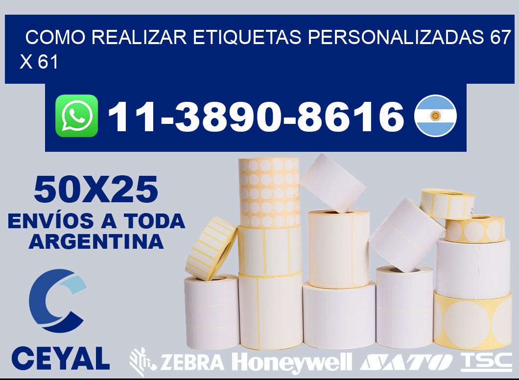 como realizar etiquetas personalizadas 67 x 61