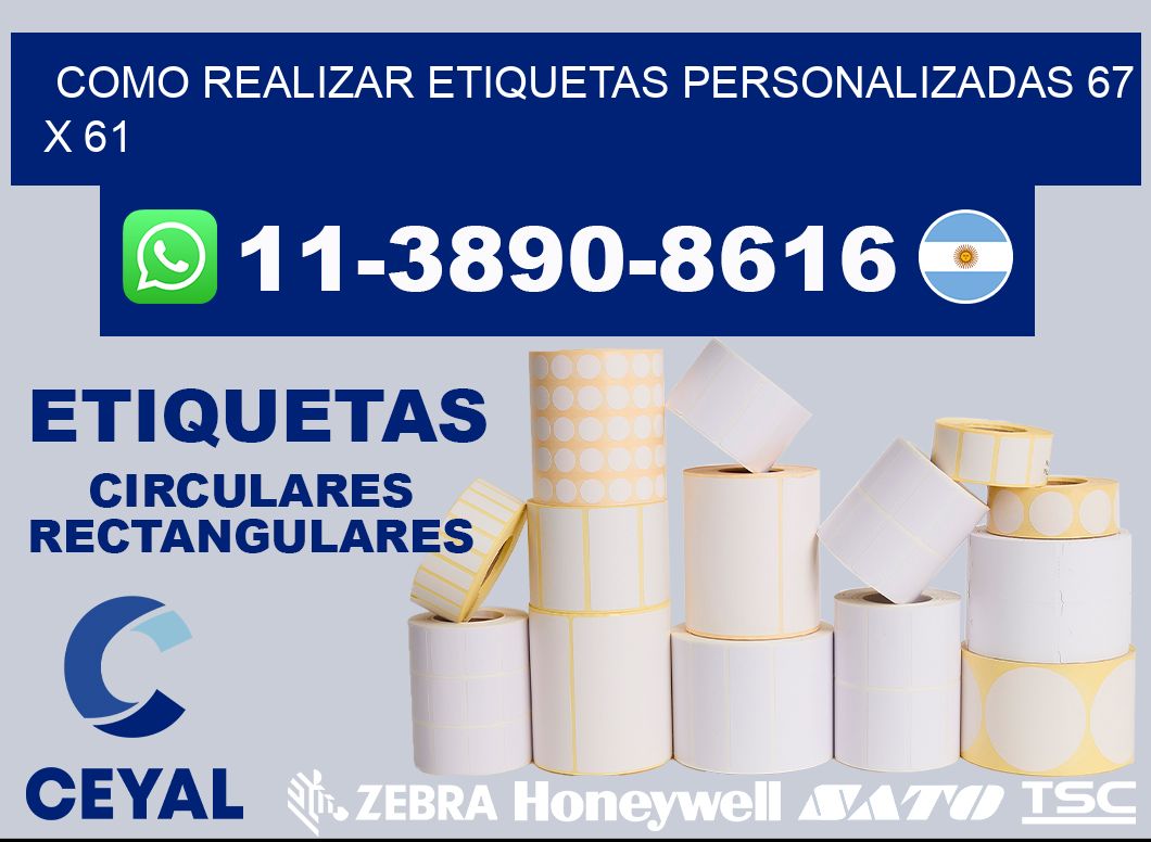 como realizar etiquetas personalizadas 67 x 61