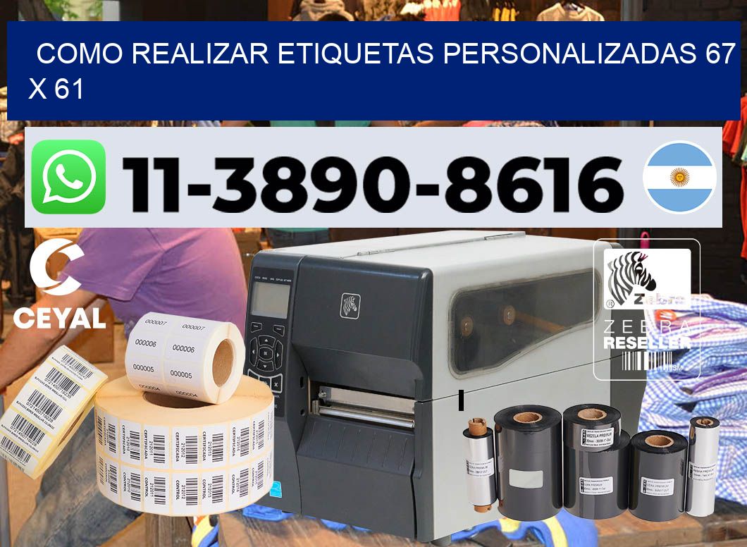 como realizar etiquetas personalizadas 67 x 61