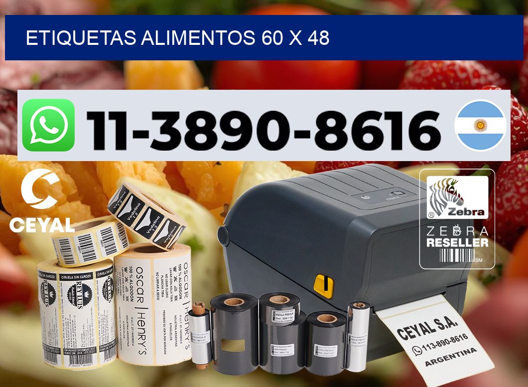 etiquetas alimentos 60 x 48