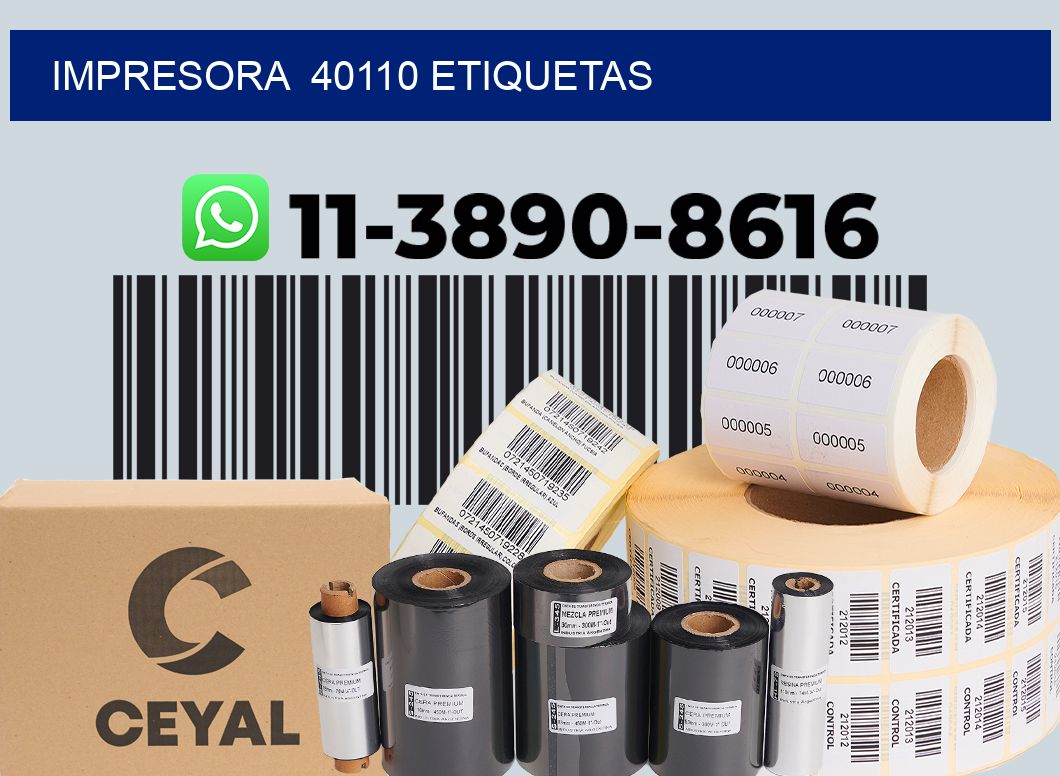 impresora  40110 etiquetas