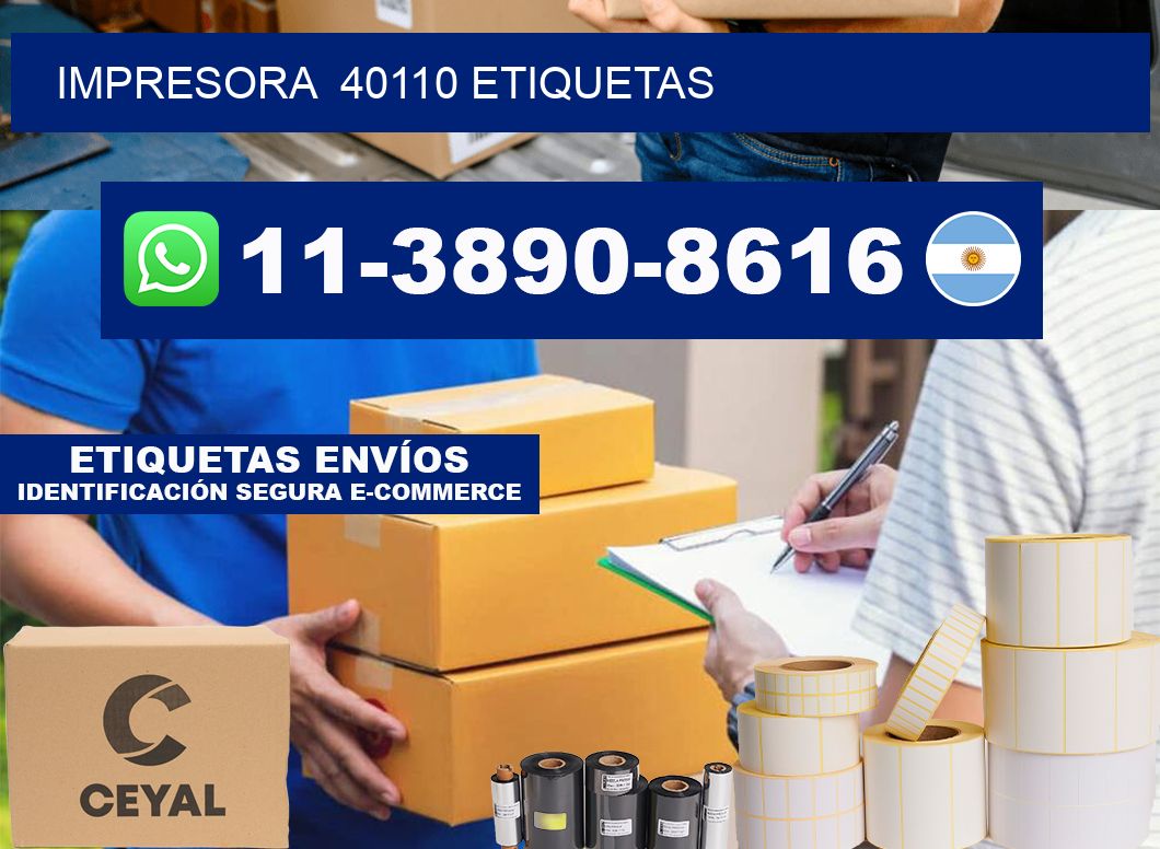 impresora  40110 etiquetas