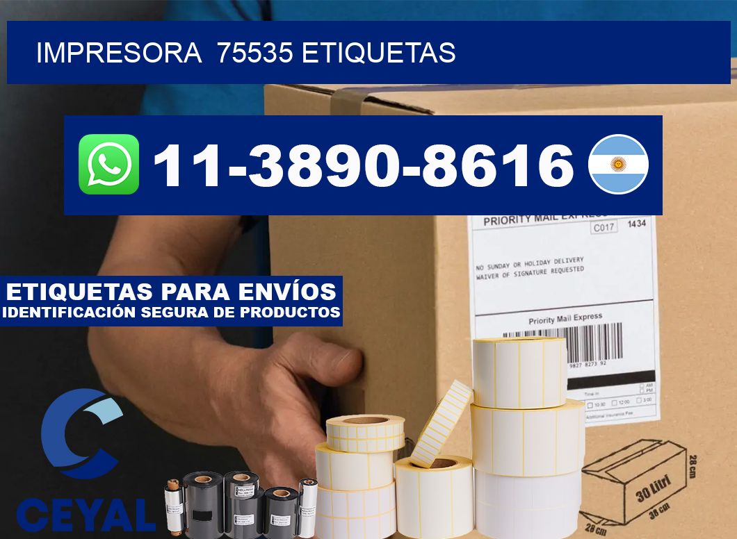 impresora 75535 etiquetas