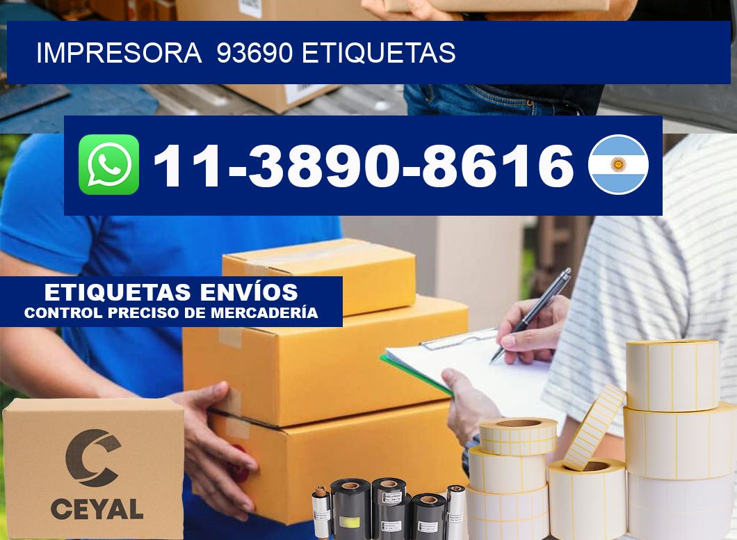 impresora  93690 etiquetas