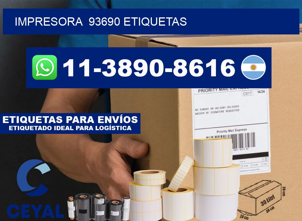 impresora  93690 etiquetas
