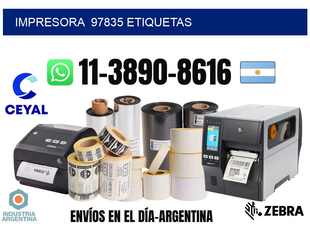 impresora  97835 etiquetas