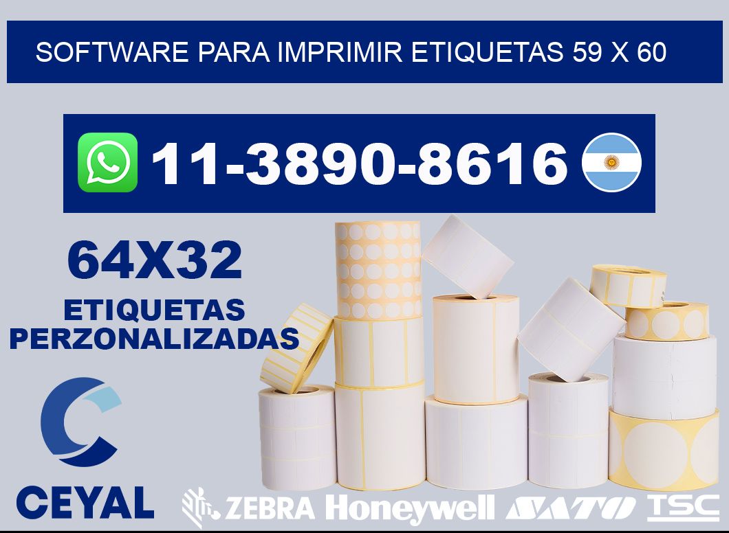 software para imprimir etiquetas 59 x 60
