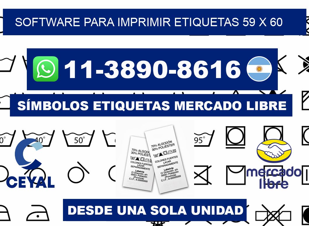 software para imprimir etiquetas 59 x 60