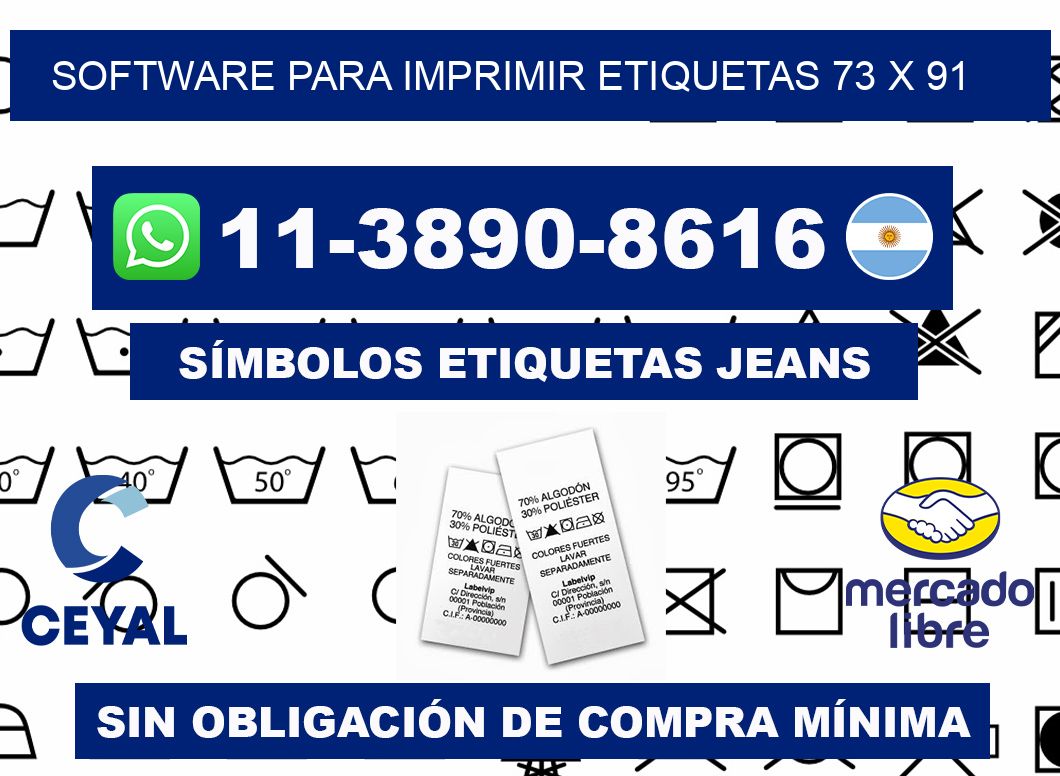 software para imprimir etiquetas 73 x 91
