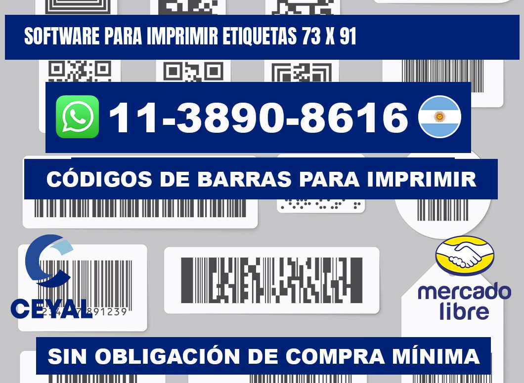 software para imprimir etiquetas 73 x 91
