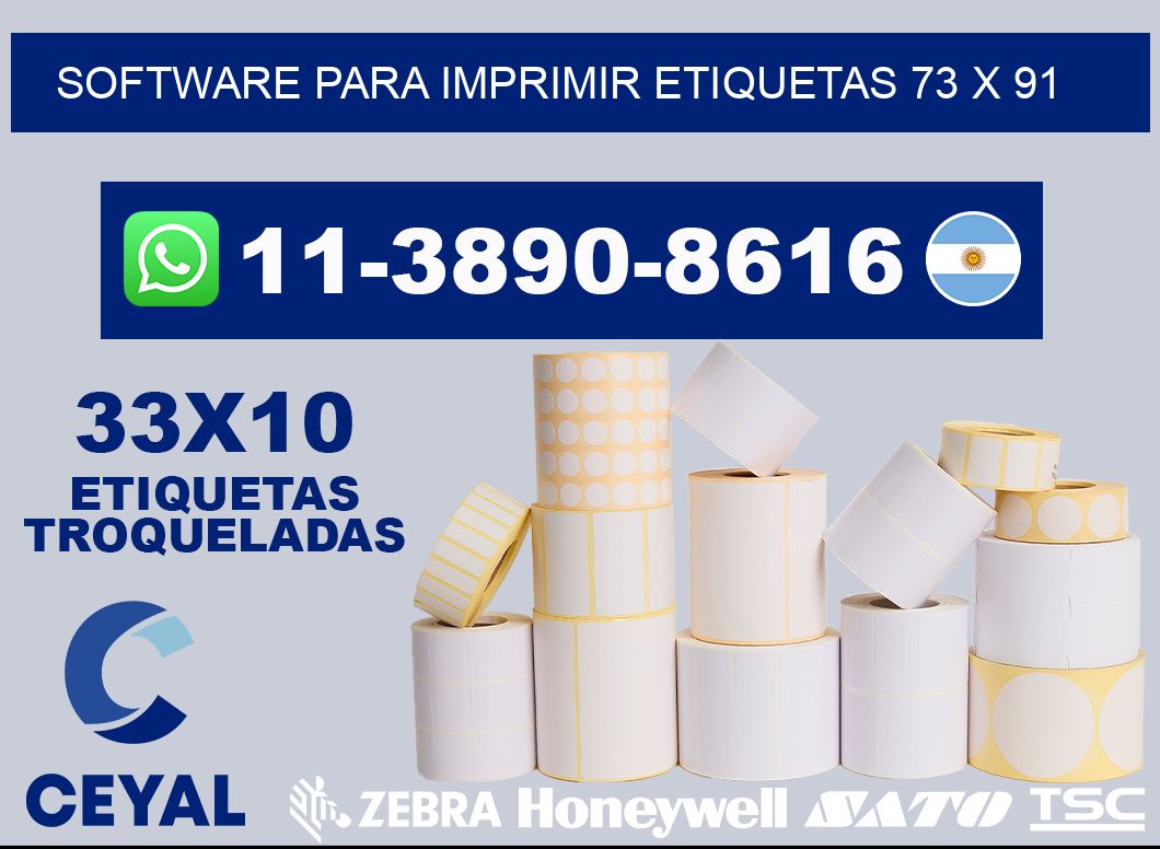 software para imprimir etiquetas 73 x 91