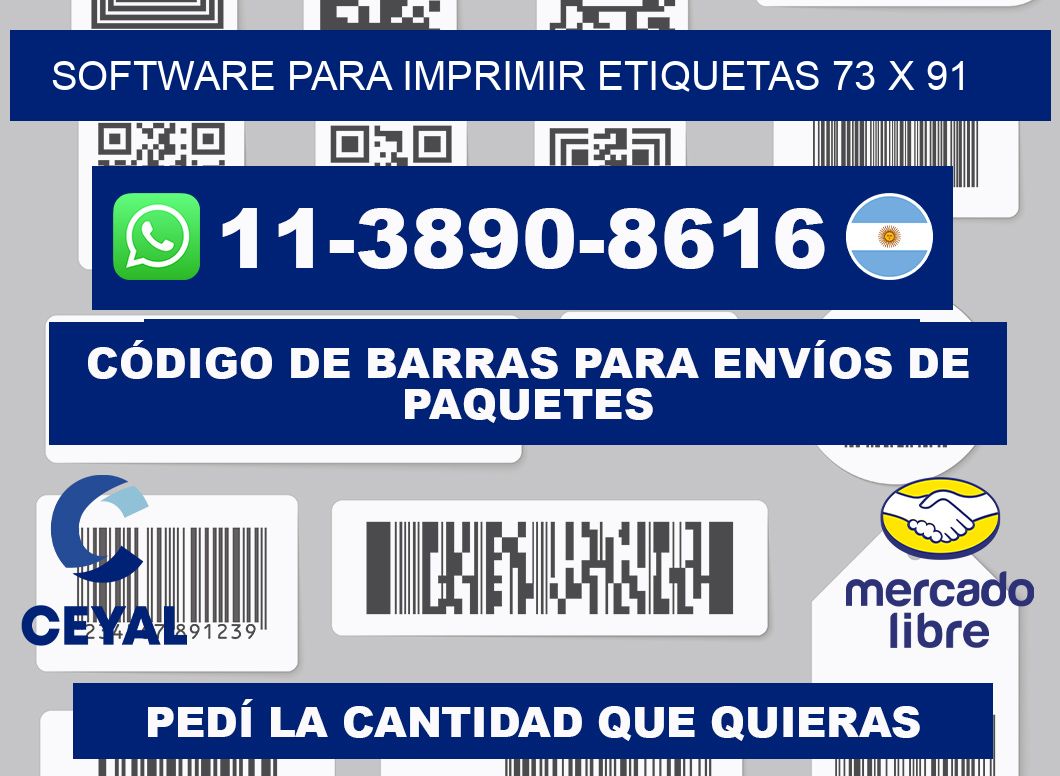 software para imprimir etiquetas 73 x 91