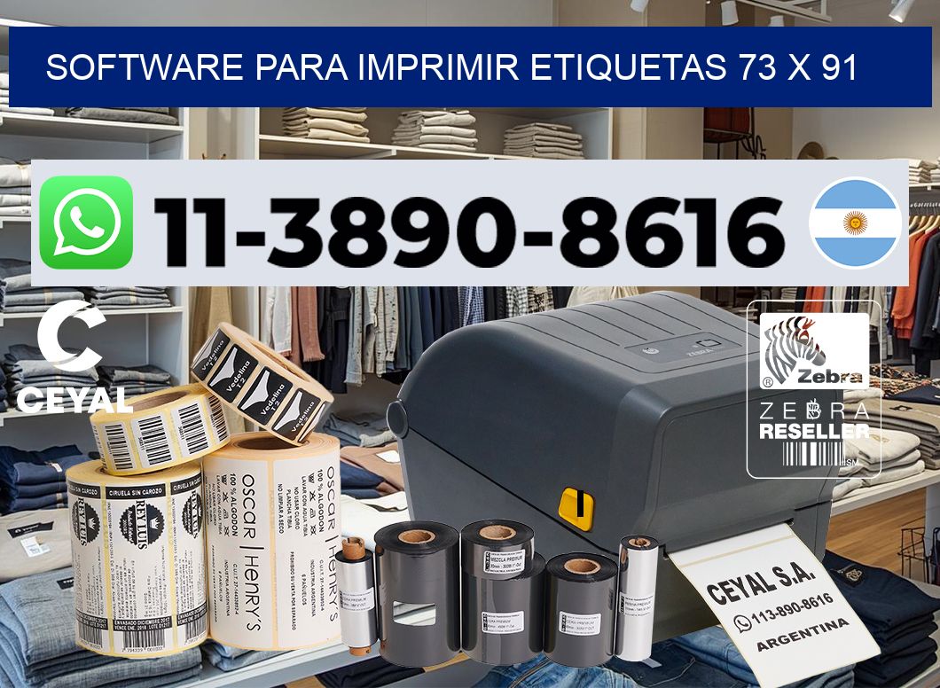 software para imprimir etiquetas 73 x 91