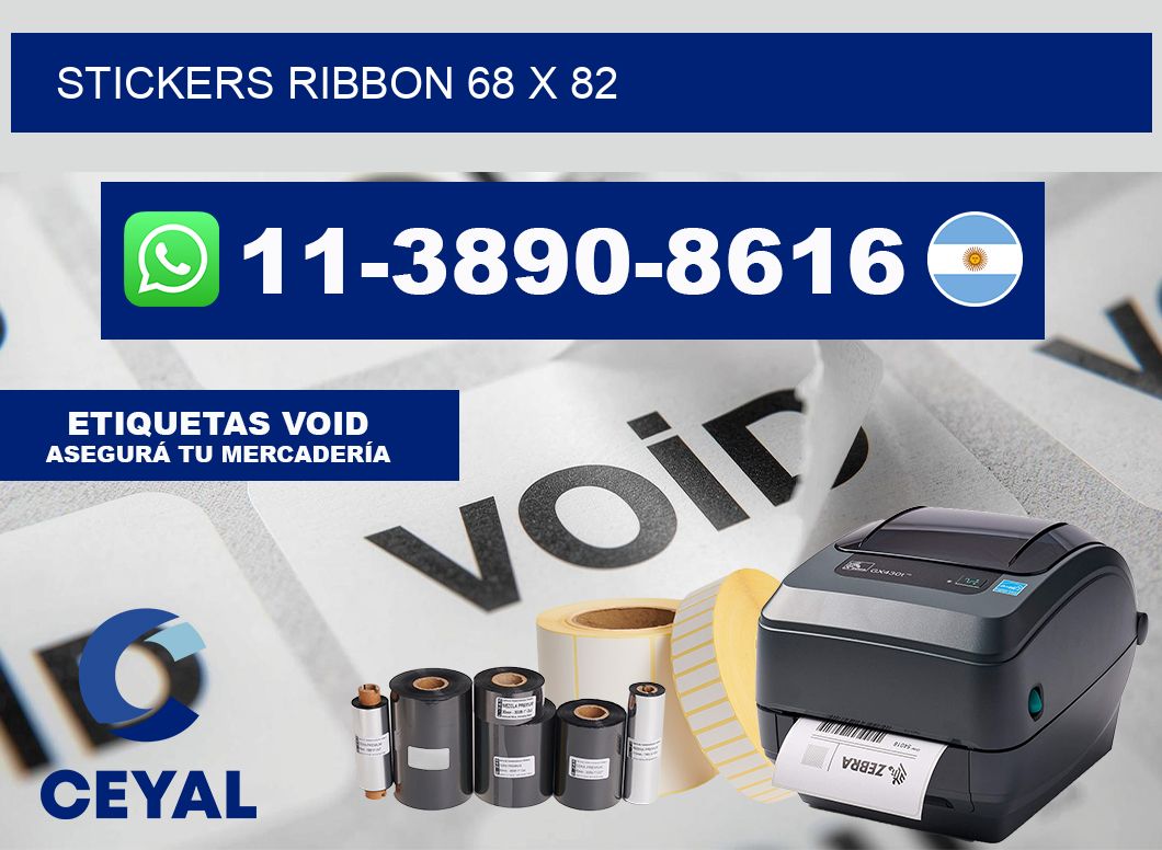 stickers ribbon 68 x 82
