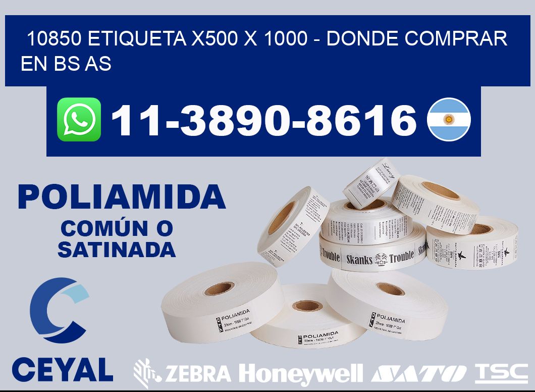 10850 etiqueta x500 x 1000 - Donde Comprar en bs as