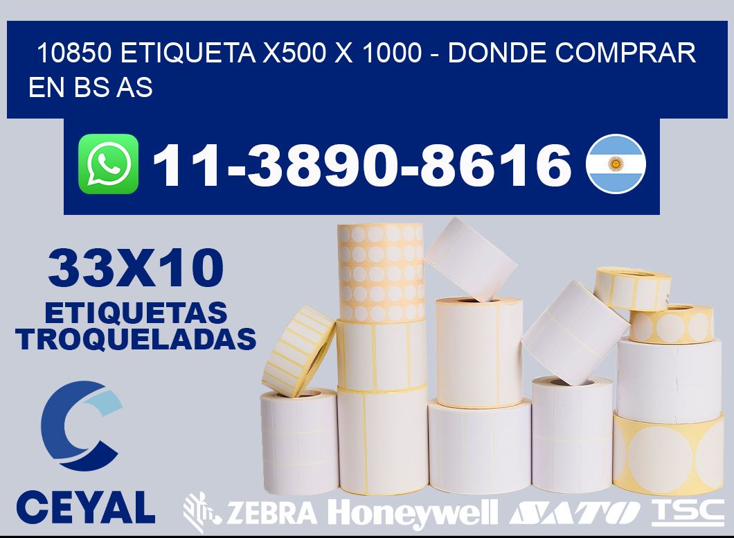 10850 etiqueta x500 x 1000 - Donde Comprar en bs as