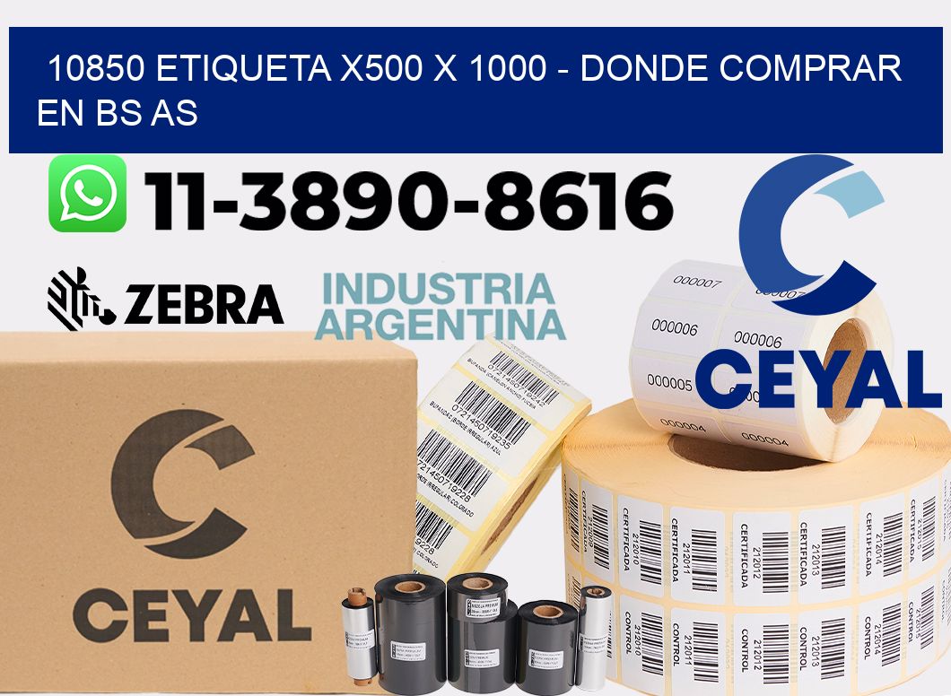 10850 etiqueta x500 x 1000 - Donde Comprar en bs as