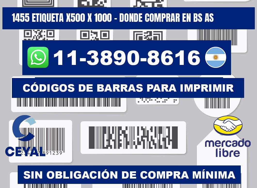 1455 etiqueta x500 x 1000 - Donde Comprar en bs as