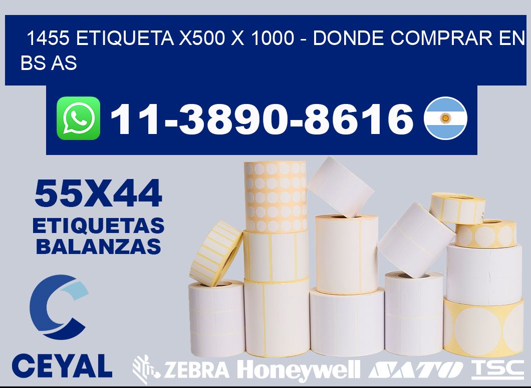 1455 etiqueta x500 x 1000 - Donde Comprar en bs as