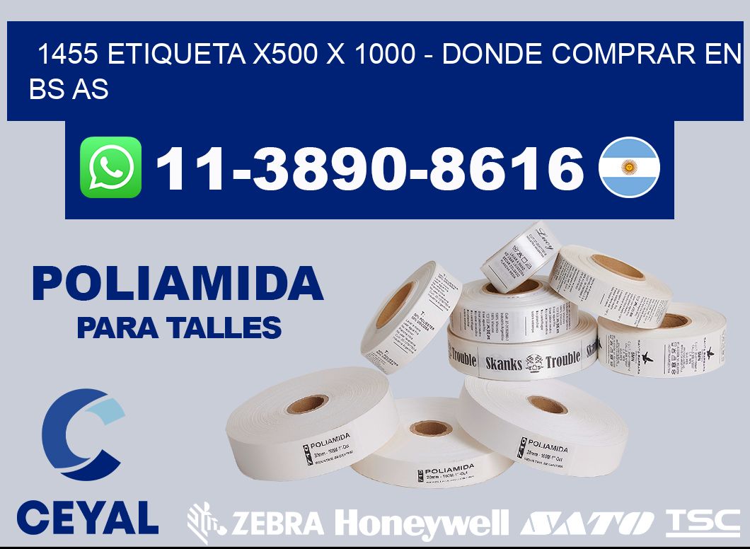 1455 etiqueta x500 x 1000 - Donde Comprar en bs as