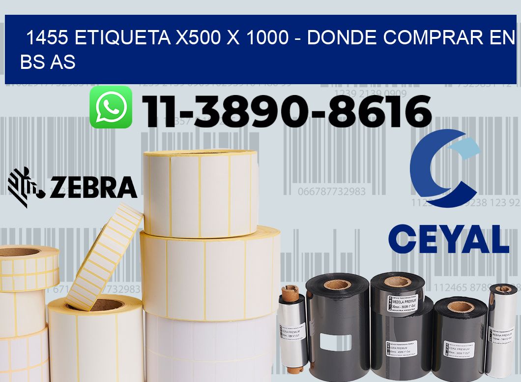 1455 etiqueta x500 x 1000 - Donde Comprar en bs as