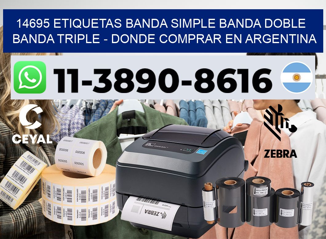 14695 etiquetas banda simple banda doble banda triple – Donde Comprar en Argentina