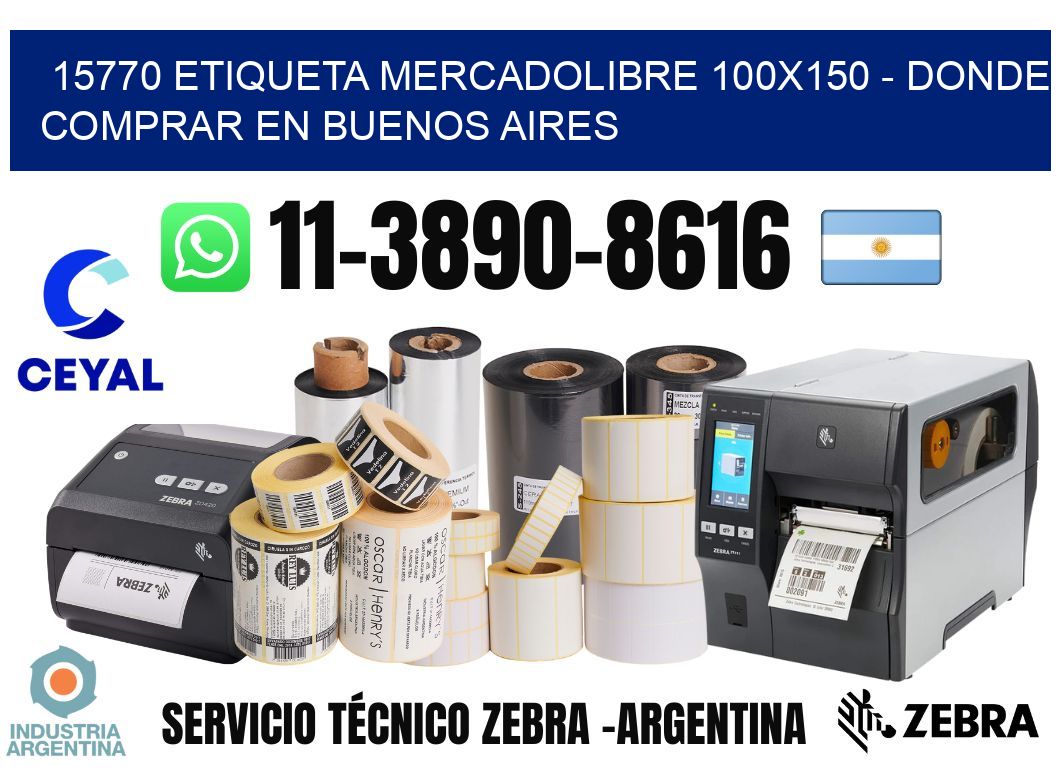 15770 etiqueta MercadoLibre 100x150 - Donde Comprar en Buenos Aires
