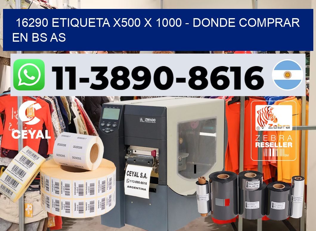 16290 etiqueta x500 x 1000 – Donde Comprar en bs as