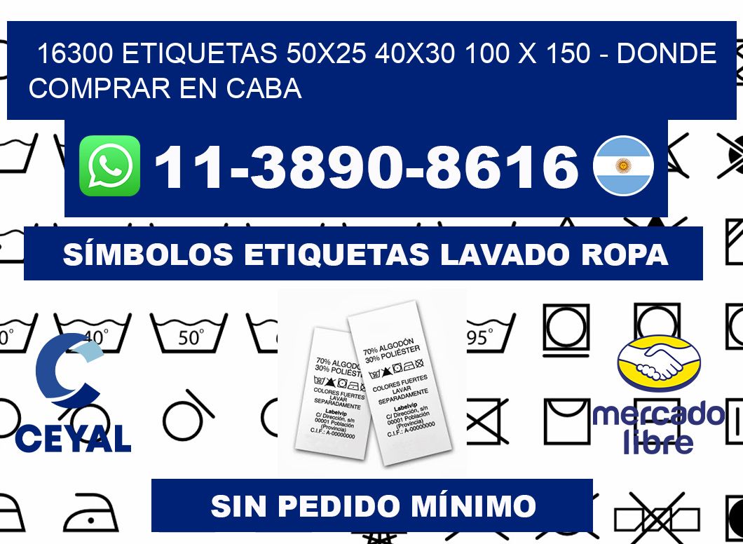 16300 etiquetas 50x25 40x30 100 x 150 - Donde Comprar en Caba