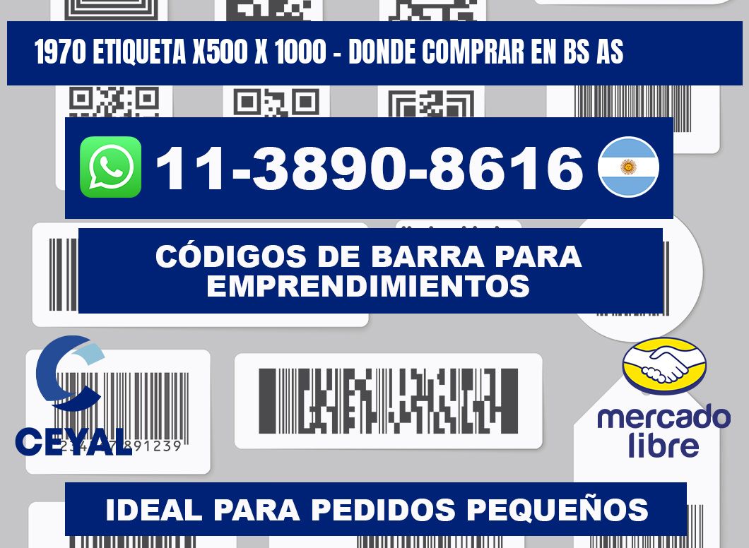 1970 etiqueta x500 x 1000 - Donde Comprar en bs as